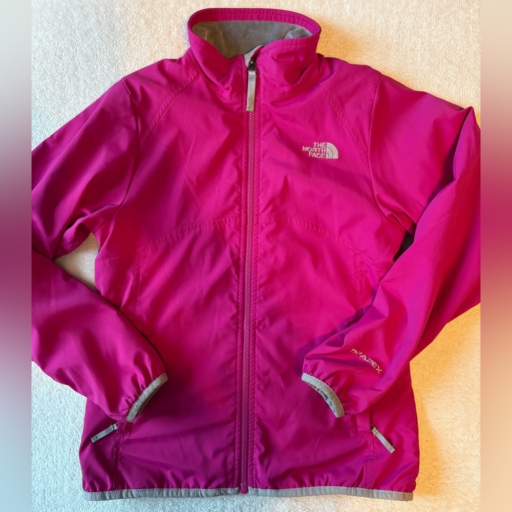 North Face Fuchsia Jacket, Girls Sz 14/16